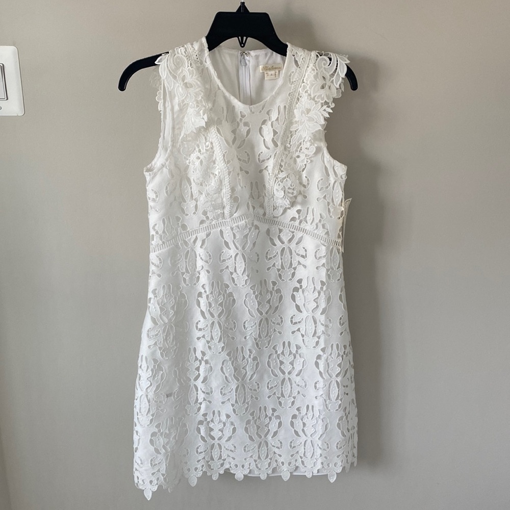 Shoshanna Sleeveless Eyelet Dress Size 4